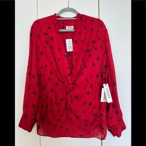 L’Agence Red Stars Top -never been worn, with tags